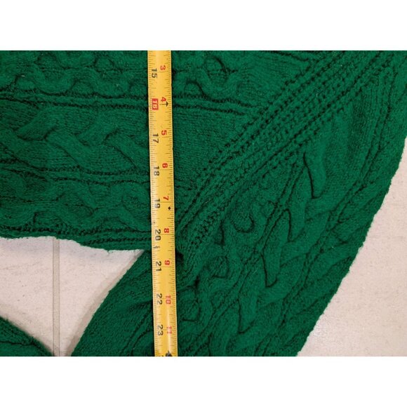 Anthropologie Mauve Green Layered Sweater Cable Knit Size S - Picture 8 of 11